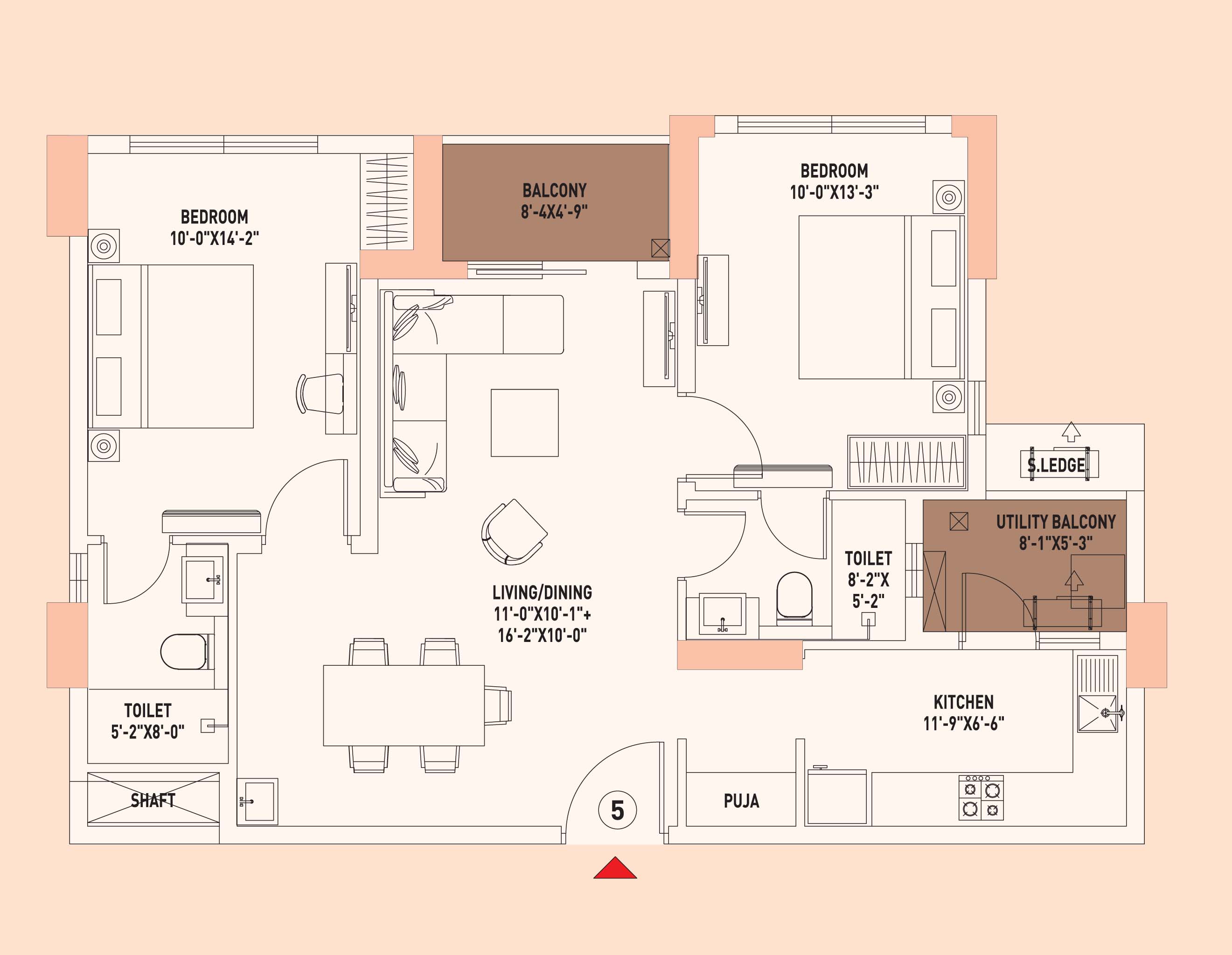 Khushi Cepella 2 BHK flat under construction in Pahal, Bhubaneswar